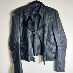 Zara Black Leather Jacket